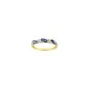 Bague En Or Jaune, Or Blanc, Saphirs Et Diamants -Swarovski Boutique MBA10BSB4 robbez