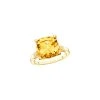 Bague Mauboussin Petit Visage D'Amour En Or Jaune, Diamants Et Citrine -Swarovski Boutique bague petit visage amour citrine